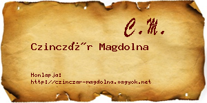 Czinczár Magdolna névjegykártya
